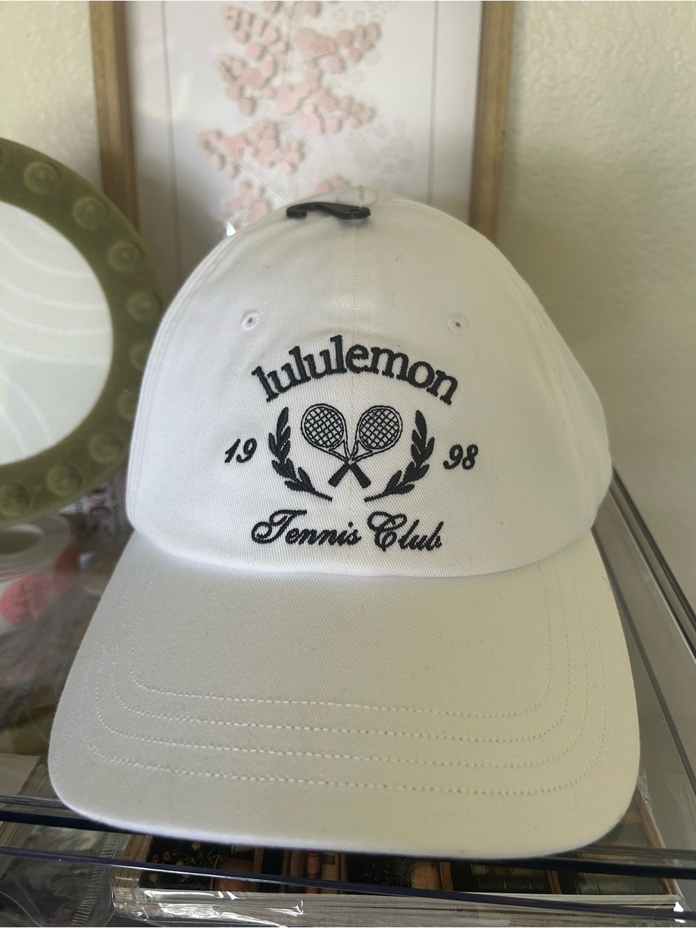 lululemon athletica White Tennis Club Embroidered Baseball Cap